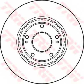 Тормозной диск TRW DF4957S-1