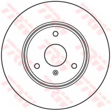Тормозной диск TRW DF4961-1
