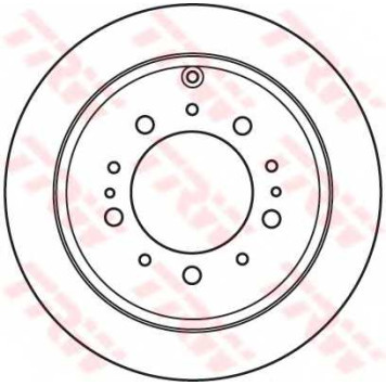 Тормозной диск TRW DF4965S-1