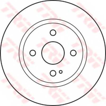 Тормозной диск TRW DF4966-1