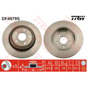 Тормозной диск TRW DF4979S