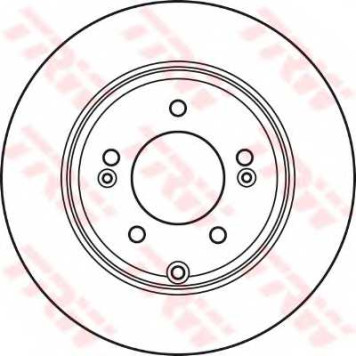 Тормозной диск TRW DF4980-1
