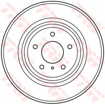 Тормозной диск TRW DF4983S-1