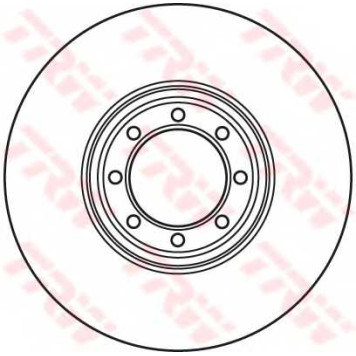 Тормозной диск TRW DF4985S-1