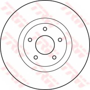 Тормозной диск TRW DF4989S-1