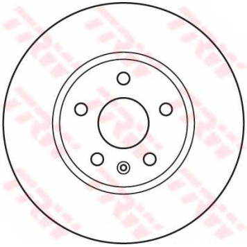 Тормозной диск TRW DF4996S-1