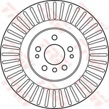 Тормозной диск TRW DF6013S-1