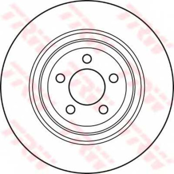 Тормозной диск TRW DF6028S-1