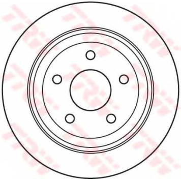 Тормозной диск TRW DF6029-1