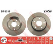 Тормозной диск TRW DF6037