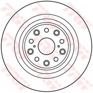Тормозной диск TRW DF6038S-1