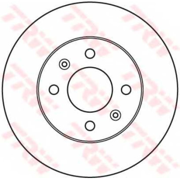 Тормозной диск TRW DF6040-1