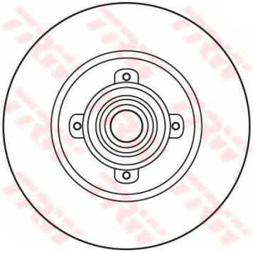 Тормозной диск TRW DF6042BS-1