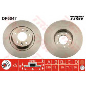 Тормозной диск TRW DF6047