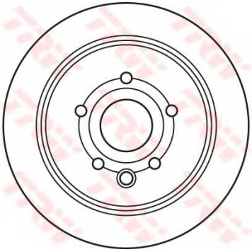 Тормозной диск TRW DF6052-1