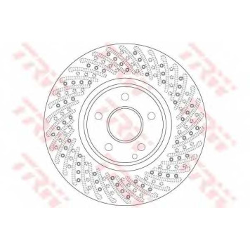 Тормозной диск TRW DF6079S-1