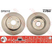 Тормозной диск TRW DF6112