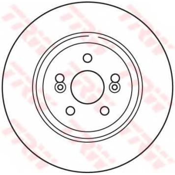 Тормозной диск TRW DF6117S-1