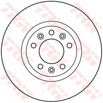 Тормозной диск TRW DF6121