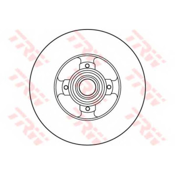 Тормозной диск TRW DF6128BS-1