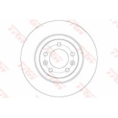 Тормозной диск TRW DF6134