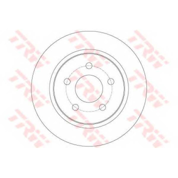 Тормозной диск TRW DF6139-1