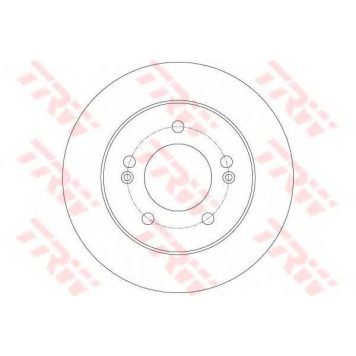 Тормозной диск TRW DF6144