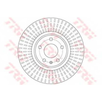 Тормозной диск TRW DF6148