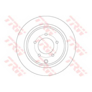 Тормозной диск TRW DF6177