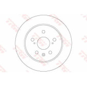 Тормозной диск TRW DF6178