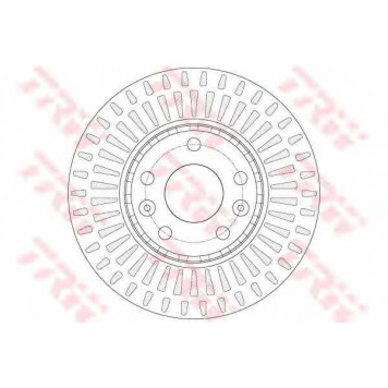 Тормозной диск TRW DF6184
