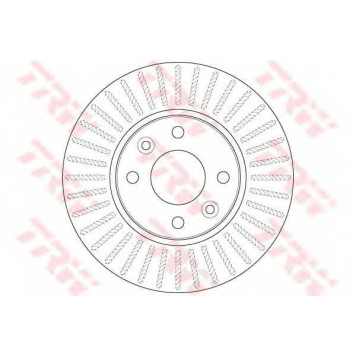 Тормозной диск TRW DF6186