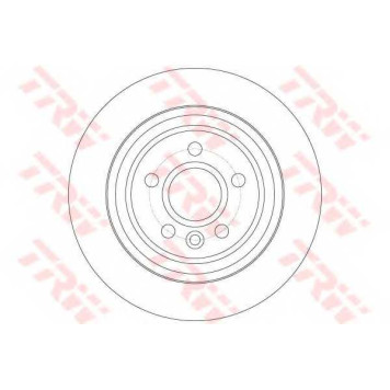 Тормозной диск TRW DF6187