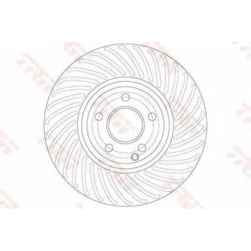 Тормозной диск TRW DF6195S