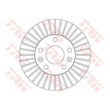 Тормозной диск TRW DF6200