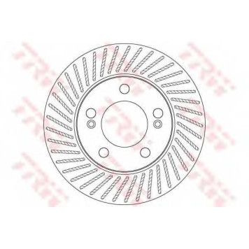 Тормозной диск TRW DF6205