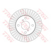 Тормозной диск TRW DF6214