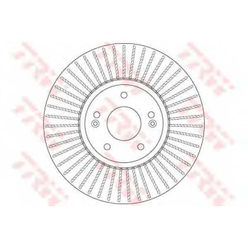 Тормозной диск TRW DF6222