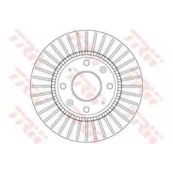 Тормозной диск TRW DF6229