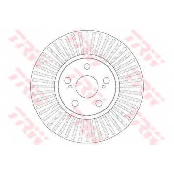 Тормозной диск TRW DF6234