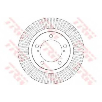 Тормозной диск TRW DF6239S