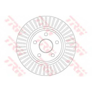 Тормозной диск TRW DF6251
