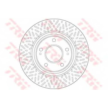 Тормозной диск TRW DF6259