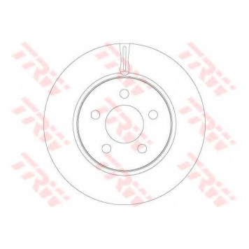 Тормозной диск TRW DF6264