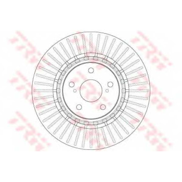 Тормозной диск TRW DF6265