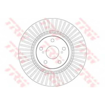 Тормозной диск TRW DF6268
