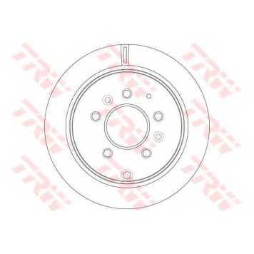 Тормозной диск TRW DF6291