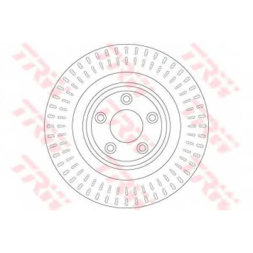 Тормозной диск TRW DF6295