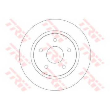 Тормозной диск TRW DF6325