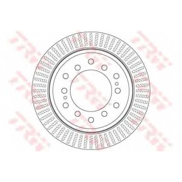 Тормозной диск TRW DF6342